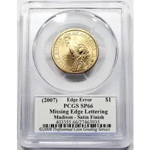 (2007) $1 Missing Edge Lettering Madison - Satin Finish Edge Error (4)