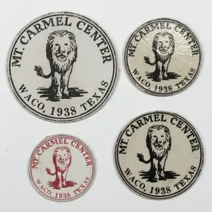 1938 Mt Carmel Center Waco Texas 4-Token Set 50/25/10/5 Cents