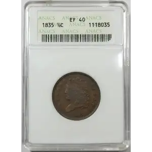 Half Cents -Classic Head 1809-36 -Copper