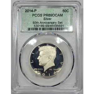 2014-P 50C Silver 50th Anniversary Set, DCAM (3)
