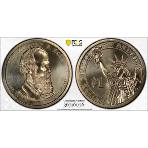 2011-P $1 Rutherford B. Hayes Position A