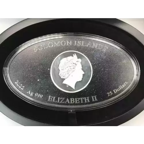 SOLOMON ISLANDS Silver 25 DOLLARS (2022 Planets of the Solar System 1 kilo)