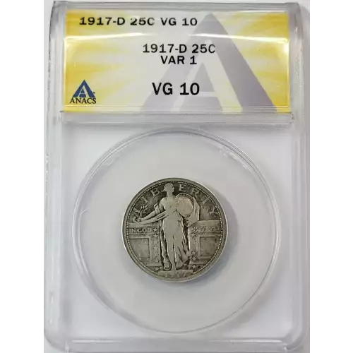Standing Liberty Quarter Dollar