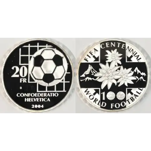 SWITZERLAND Silver 20 FRANCS