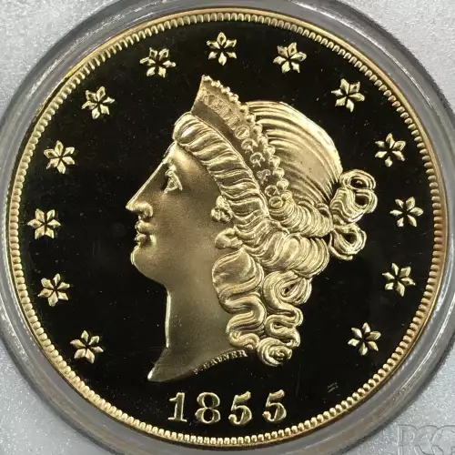 Territorial Gold -Kellogg & Co--$50 Gold Piece -Gold- 50 Dollar (3)