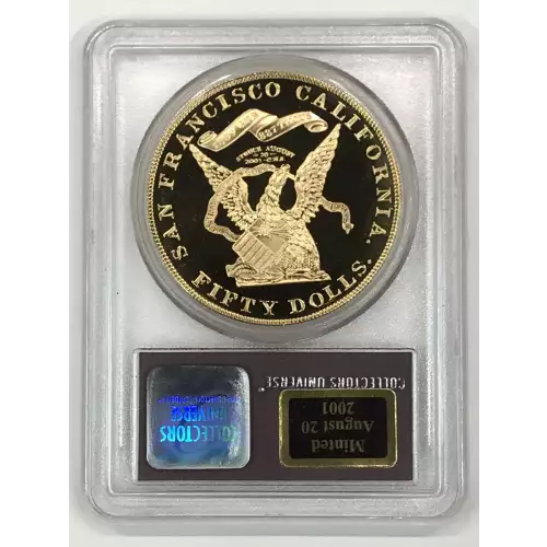 Territorial Gold -Kellogg & Co--$50 Gold Piece -Gold- 50 Dollar (4)