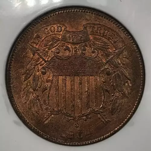 Two cent pieces-Two cent pieces 1864-73 -Copper